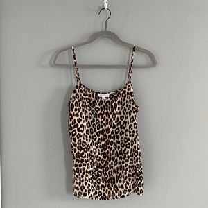Equipment Leopard Silk Layla Cami Size S
